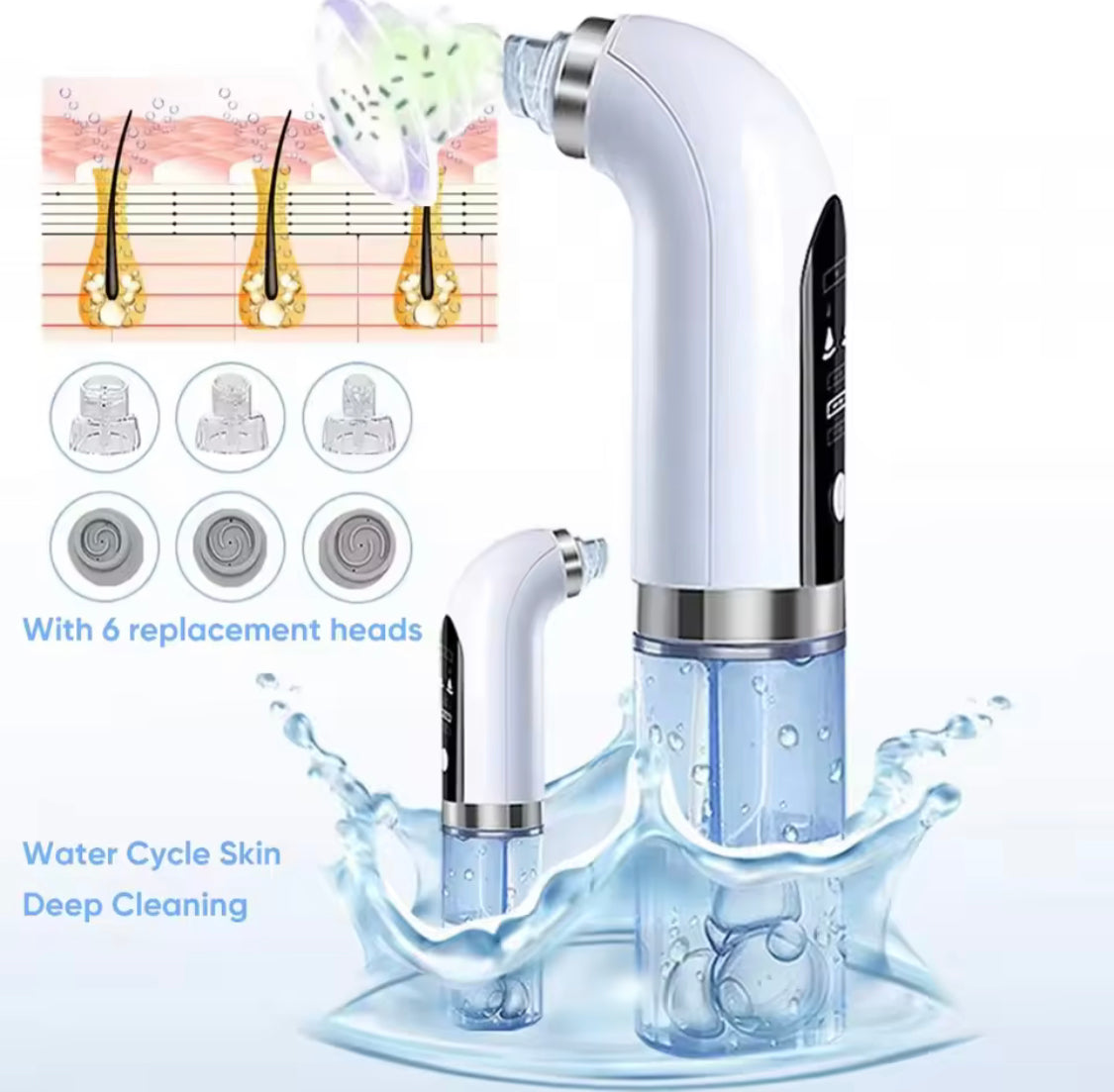Rechargeable Black Dots Cleanser, Small Bubble Blackhead Remover, Pimple Remover Skin Care Rechargeable Black Dots Cleanser, Small Bubble Blackhead Remover, Pimple Remover Skin Care